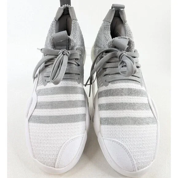 Adidas Trae Young 2.0 Basketball Shoes Grey White Men’s Size 7  -H03842 NEW - Picture 5 of 8